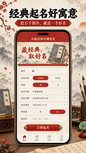 AI起名取名测名宝 AI起名取名测名宝