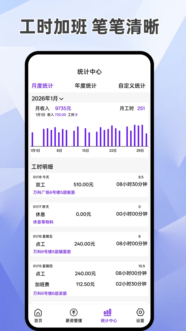 安心记工作加班图2