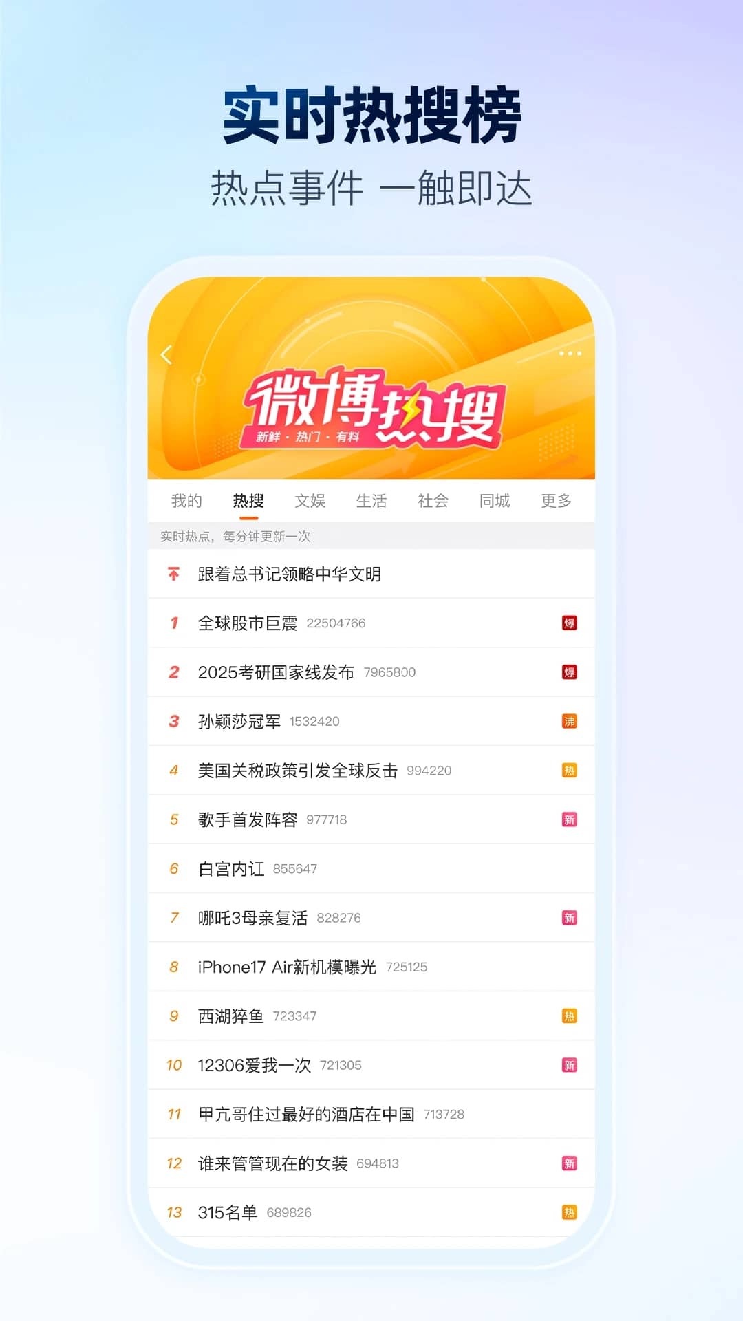 微博手机端(发现新鲜事) v15.12.0 安卓手机版图1